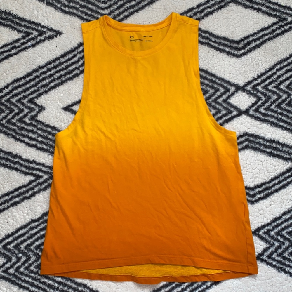 Under Armour Orange Losse Muscle Tank Women's Size: S